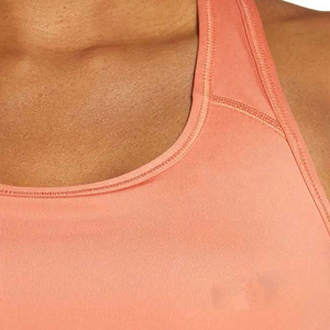 Woman's <b>Peach</b> Racer back Sports Bra Seamless Yoga Running Fitness Workout Crop <b>Top</b> Breathable Activewear Gym Training Wear - Product Image 4