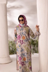Nouveautés : soldes sur les tenues d'été pakistanaises les plus vendues, robes 3 pièces non cousues, tissu lawn, ensemble été pour femmes. - Product Image 3