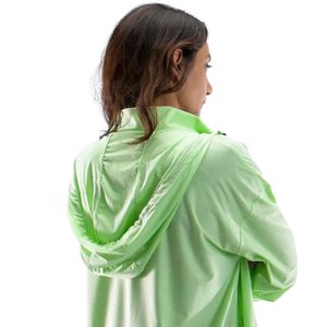 Veste de course pour femmes, couleur personnalisée, épaisse, imperméable, coupe-vent, imprimée, tricotée, respirante, coupe-vent de sport, fitness - Product Image 4