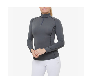 ผู้ผลิตเสื้อเบสเลเยอร์ผ้าสเตรชสำหรับขี่ม้าพร้อมโลโก้สั่งทำ - Product Image 1