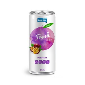 Bebida de jugo tropical de marca privada en lata delgada de 250 ml de Vietnam con servicio OEM - Product Image 5