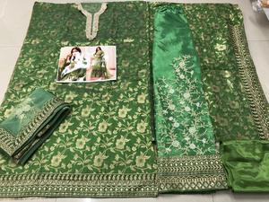 Conjunto Tradicional Étnico Indio y Pakistaní de Gharara Punjabi Sharara con Bordado Pesado de Lentejuelas para Mujer, Completamente Cosido - Product Image 2