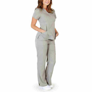 Best Quality Canvas 100% Cotton Breathable Comfortable Women Scrub <b>Set</b> for <b>Doctors</b> Nurses Hospital Use - Product Image 6
