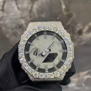 GA2100 Compatible Custom Mod <b>Watch</b> Luxury Steel <b>Case</b> Iced Out Hip Hop Style Design Custom Mod <b>Watch</b> GA2100 Style - Product Image 1