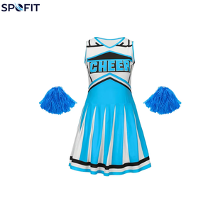 Hot Sale Custom Made <b>Light</b> Weight Cheerleading Uniform Performance Wear Set Style Uniform Custom Cheerleading Uniform - Product Image 1