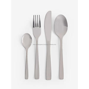 ชุดช้อนส้อมขัดเงาสำหรับร้านอาหาร 4 ชิ้น - Product Image 4