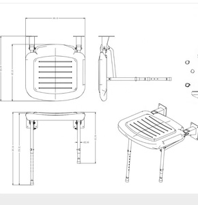 ที่นั่งอาบน้ำพับได้ - Product Image 4