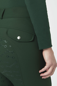 Vente en gros usine Pantalons d'équitation pour femmes, verts, avec assise intégrale en silicone imprimé, Leggings, Culottes d'équitation, Jodhpurs - Product Image 5