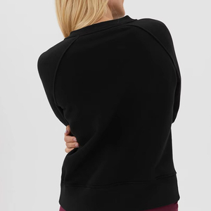 Sweat-shirt pour femme 100% coton, haute qualité, streetwear, imprimé sur mesure, longueur avant, en vente en ligne à prix avantageux - Product Image 5