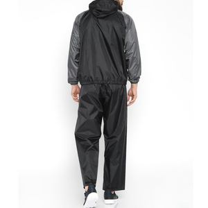 Wholesale Customize <b>Men's</b> Windbreaker Short Set Relaxed Fit Breathable Windbreaker Nylon Tracksuit Set Solid For <b>Summer</b> Zip up - Product Image 3