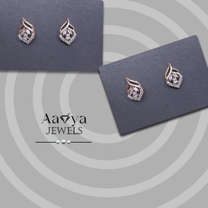 Pendientes de Diamantes Cultivados en Laboratorio de 0.40 Quilates, Certificados por HRD, Oro de 14K, Joyería Fina de Lujo para Mujer, para Bodas - Product Image 3