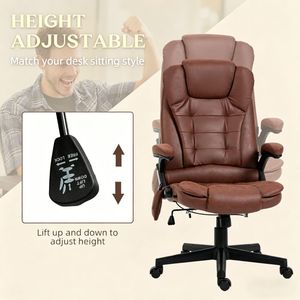 Sedia da Ufficio Contemporanea e Confortevole, Regolabile con Funzione Massaggio, in Alluminio e Rete per Dirigenti - Product Image 5
