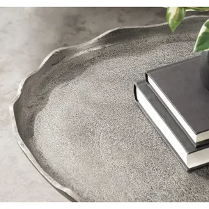 Mesa de Centro de Metal de Diseño para Patio, para Espacios Exteriores de Resorts y Villas, Mesa de Centro de Metal para Exteriores Hecha a Mano con Calidad de Exportación - Product Image 5