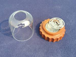 Quemador de Incienso con Base de Madera y Cúpula de Vidrio para Aromaterapia - Product Image 5