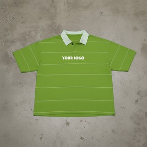 Polo décontracté à manches courtes pour homme, T-shirt de golf avec col à revers, logo personnalisé, vente en gros à prix abordable - Product Image 4