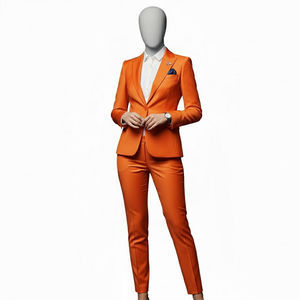 Blazer de Mujer de Último Diseño, Color Sólido, Manga Larga, Botón Único, Blazers de Oficina para Damas, Traje de Mujer, Chaquetas de Negocios para Mujer - Product Image 3