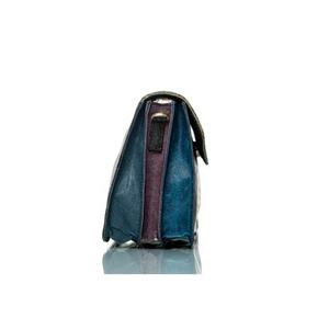 Monederos de sillín con solapa cruzada Vintage clásica para mujer 100% estampado de cuero genuino Mini Sling estilo de hombro suave para la temporada de otoño - Product Image 4