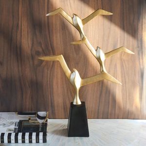 Gold Plated Coral Sculpture Artistic Tabletop Decor Handmade Coastal Style Living Room Decoration Irregular Shape 1PC - Product Image 5