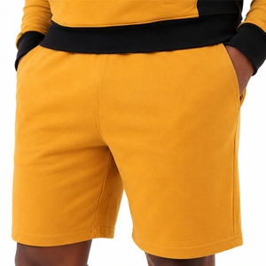 Men Hoodie Shorts <b>Set</b> Premium Street Style Soft Comfort Fabric Modern Urban Fashion Relaxed Everyday Fit Modern Streetwear Style - Product Image 5