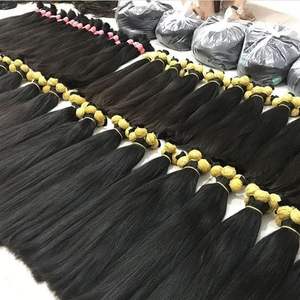 Extensiones de cabello humano vietnamita a granel 100% Cutícula alineada cortada de un solo donante Proveedor mayorista Envío rápido - Product Image 1