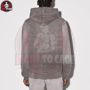 Sweat-shirts pour hommes à effet délavé, confortables pour un usage quotidien, avec logo personnalisé, qualité supérieure, faits à la main, design unique, produit tendance et innovant. - Product Image 3