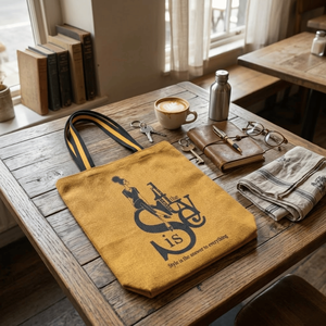 Bolsa de Yute Teñida Personalizada R. D. Bag House, 15x14 Pulgadas, Bolsa de Compras Laminada, Impresión Promocional, Asa Larga - Product Image 2