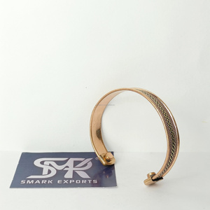 Brazalete Clásico Premium de Cobre Ligero para Hombre y Mujer, Elegante Pulsera, Accesorio de Moda para Regalo - Product Image 3