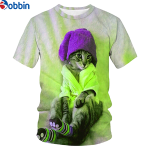Camisetas Sublimadas de Poliéster/Algodón, Cuello Redondo, Manga Corta, Secado Rápido, Transpirables, Antiencogimiento, 220g, Corte Regular, Casuales, Personalizadas para Hombre - Product Image 2