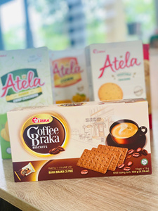 Routine matinale élégante - Biscuits Braka au café 150g Petit-déjeuner Collation faible en gras et faible en glucides |   Service de personnalisation d'emballages OEM ODM - Product Image 6