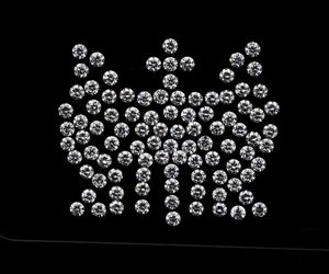 Diamantes de laboratorio de corte brillante redondo de 2.0 - 2.4 mm, diamantes de laboratorio para joyería, color E - F, claridad VVS - VS, diamantes brillantes. - Product Image 1