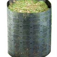 Bac à compost en plastique HDPE pour l'extérieur, bac à déchets de jardin pour la production d'engrais organique et le recyclage