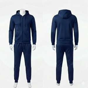 Unisex Tracksuit Set Full <b>Zip</b> <b>Hooded</b> Jacket Joggers Floral Print Casual Autumn Wear Breathable Polyester Regular Fit - Product Image 4