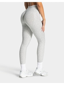 Leggings de Yoga para Mujer, Cintura Alta, Estampado de Leopardo, Sin Costuras, Pantalones de Gimnasio con Efecto Push-Up y Cintura Elástica - Product Image 4