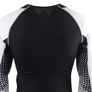 เสื้อรัดกล้ามเนื้อ MMA คุณภาพพรีเมียม ดีไซน์ใหม่ สำหรับผู้ชาย ปรับแต่งได้ ใส่สบาย แขนยาว เนื้อผ้านุ่ม ระบายอากาศดี เหมาะสำหรับการออกกำลังกาย - Product Image 6