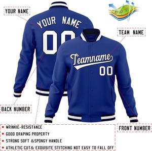 Best <b>Light</b> <b>Weight</b> 2025 Customized Embroidered Logo Versity <b>Jacket</b> Men's Student Wear Couple Varsity <b>Jacket</b> - Product Image 4