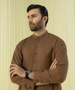 Shalwar Kameez Moderno para Hombre, Tela de Mezcla de Algodón Premium, Prenda Tradicional, Ajuste Cómodo para Reuniones Familiares - Product Image 6