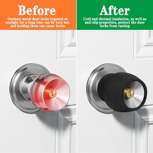Set di 4 Copri Maniglie Anti-Scottatura, Protezioni Rotonde per Maniglie di Porte e Finestre per Estate e Inverno - Product Image 2