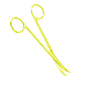Tijeras Forman de Hoja Curva, Acero Inoxidable Plateado, Instrumento Quirúrgico Manual para Amígdalas, Certificación Personalizada para Clínicas - Product Image 3