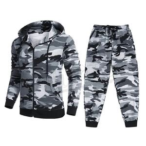 Survêtements hommes ensemble vêtements de sport vêtements d'entraînement été personnalisé football joggeurs 100% coton survêtement homme - Product Image 1