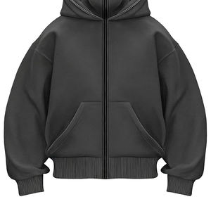 Sudadera con Capucha Ninja Unisex de Invierno con Cremallera y Bordado, 450 GSM, con Cremallera Completa y Máscara Integrada, Calidad Premium, Tipo Balaclava - Product Image 6