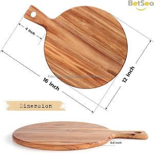 Tabla de Cortar de Madera de Acacia al por Mayor para Cocina, Restaurante y Hotel, Tabla de Cortar de Madera Ecológica Pulida - Product Image 1