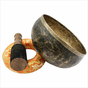 Auténtica Cuenco Tibetano Antiguo Martillado a Mano, Cuenco de Meditación de Metal para Sanación con Sonido, Yoga y Equilibrio de Chakras, en Oferta - Product Image 1