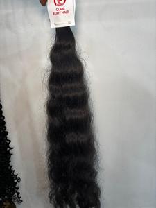 Extensiones de Cabello Humano Ondulado Profundo y Liso Rizado, Naturales, Ligeras, Ecológicas, en Paquete a Granel - Product Image 4