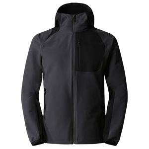 Veste de randonnée respirante coupe-vent en softshell pour homme, fermeture éclair intégrale, poches latérales, veste softshell d'hiver pour homme avec capuche - Product Image 1