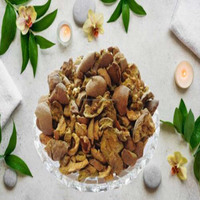 Termnalia Belerica Baheda Chilka Bibhitaki Bahera Fruit Gedroogde Ruwe Kruiden A+ Kwaliteit CareQue Kruidenextract Vacuüm Verpakt Trommel
