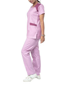 RIG ATTIRE Conjuntos de Uniformes Médicos Unisex para Enfermeras, de Jersey de Spandex, Manga Corta de Verano, Uniformes de Hospital, con Detección de Agujas y Fusión sin Costuras - Product Image 6