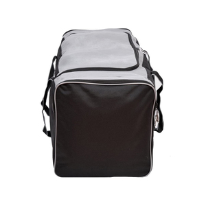 Bolsa de Lona Oxford Unisex Negra y Gris de 40-55L, Gran Capacidad, Cierre de Cremallera, Bolsa de Viaje para Gimnasio, Estilo Casual, Asa Suave - Product Image 3