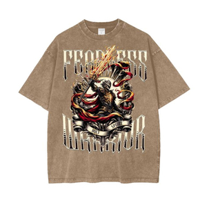 เสื้อยืดผ้าเจอร์ซีย์เนื้อหนัก 300 กรัม พิมพ์ลายซิลค์สกรีนแบบกำหนดเอง ทรงหลวม ระบายอากาศได้ดี สำหรับทุกเพศ - Product Image 1