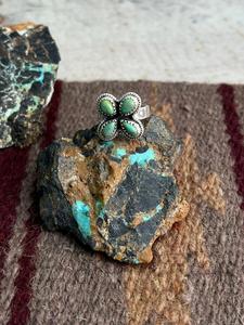 Blue Kingman Turquoise Gemstone <b>Ring</b> Artisan Made Sterling Silver Southwest Jewelry Handmade Statement Piece - Product Image 6