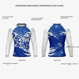 Camiseta Deportiva de Compresión de Manga Larga para Hombre, para Boxeo, Lucha, Gimnasio, Running, Secado Rápido, Spandex - Product Image 2